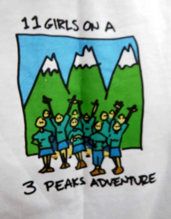 11 Girls on a 3 Peaks Adventure