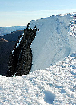 Thick snow - Ben Nevis North Face